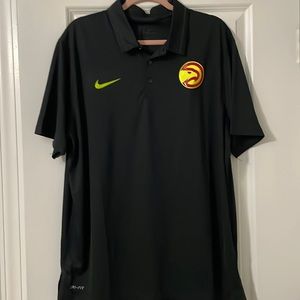 Nike Dri Fit Atlanta Hawks Polo